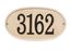 Metal Sandstone Address Number Sign Oval