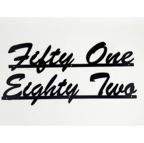 Script House Number Spelled Out Script Word House Number For Your