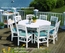 Seaside Casual 60" Round Salem Outdoor Dining Table