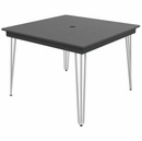 Seaside Casual Mid Century Modern HIP 41x41 Square Outdoor Dining Table