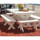 Seaside Casual Sonoma Outdoor Dining Bench 