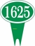 House Number Sign With Lawn Stake