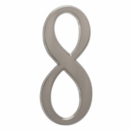 Self Stick Steel House Numbers in Gold or Silver