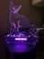 Personalized Cat Night Light or Table Decoration