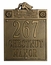Address Plaque With Heron Catching Fish