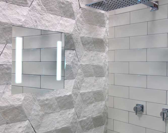 Lighted Heated Fog Free Shower Mirror