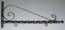 Sign Hanging Bracket With Decorative Scrollwork For Small, Medium, and Large Hanging Address Plaques and Signs