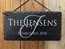 Slate Family Name Plaque with Monogram
