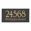 Slate Address Sign