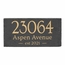 Slate Address Sign with established date