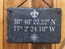 Slate Coordinates Plaque