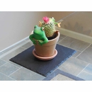 Slate Flower Pot Trivet, Candle Stand, or Table Sculpture Stand 