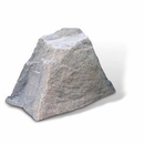 Small Artificial Rock Enclosure Covers Vent Pipes, Curb Stops, and Outdoor Electric Outlets