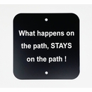 Small Custom Sign For Path, Walkway, Driveway, or Parking Space With Optional Stake