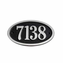 Small Oval House Number Sign