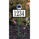Solar Lighted Address Sign Lawn Mount