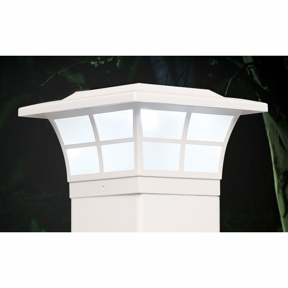 Solar Lighted Fence Post Cap 5x5