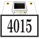 Solar Lighted Two Sided Hanging Address Sign