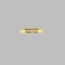Sponsored By Sign - Small Personalized Adhesive Plaque