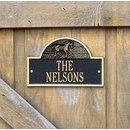Stall Plate - Personalized Stall Marker, Name Sign, or Room Sign With Horse Image