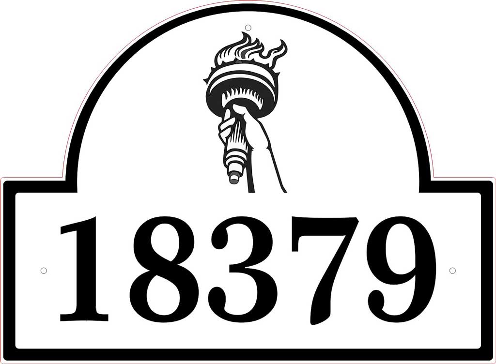Statue of Liberty Address Plaque