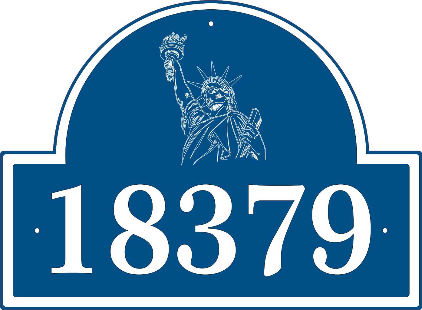 Statue of Liberty Address Plaque