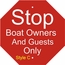 Custom Stop Sign Shape Property Information Sign or Octagon Address Plaque