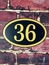 Street Number Sign