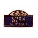 Sun Ray Address Plaque - Lawn Marker House Number Sign