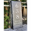 Tall House Number Plaque