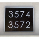 The Totally Custom Metal House Number Plaque