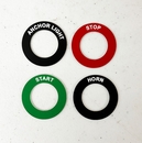 Toggle Switch Label 1.25 OD .75 ID