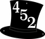 Top Hat Shape Address Plaque