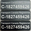 Transport Canada Drone Registration Number Label - Set 3 of Tags