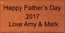 Personalized Brick Engraved With Happy Father's Day - Unique Gift
