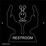 Restroom For Anyone Sign - Universal Public Bathroom Sign