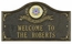 Personalized US Military Home of the Brave Address Plaque