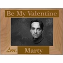 Valentine's Day Picture Frame - Be My Valentine Personalized Custom Engraved Wood Photo Frame