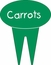 Vegetable Garden Identification Marker Tags - Plant Labels Set of 6