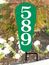 Lawn Mounted Vertical Address Sign