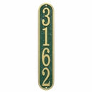 Vertical House Number Plaque - Address Sign