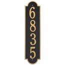 Vertical House Number Sign - Address Marker for Narrow Spaces