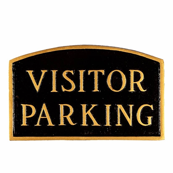 thumbnail image 2 of OFFORM DESIGN Parking Sign With Impact Post + Rear Wall – Aluminium, Silver/Blue (40x10 Cm) 2 of 5