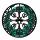 Wall Mount Garden Hose Holder - Round With Decorative Scroll