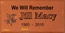 Engraved Memorial Brick for Friend or Relative