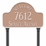 Welcome Arch Lawn Mount Address Plaque
