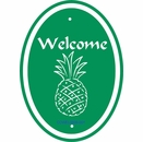 Welcome Pineapple Sign