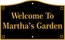 Welcome to Garden Sign, Personalized with Any Name You Want