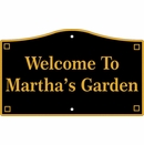 Welcome to Garden Sign, Personalized with Any Name You Want