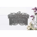 Welcome To Our Home Name and Year Date Established Plaque With Bird On Top